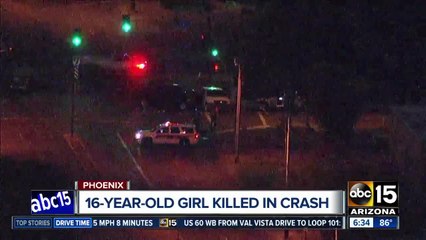 Teen killed in crash near 24th Street and University