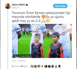 Galatasaray'ın şampiyonlar ligi maçında hangi AKP'li yöneticinin torunu sahaya çıktı