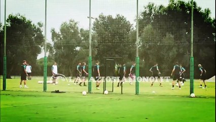 VIDEO - LAZIO - ALLENAMENTO PER LA SFIDA CONTRO L'APOEL - EUROPA LEAGUE