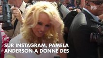Blessée, Pamela Anderson 