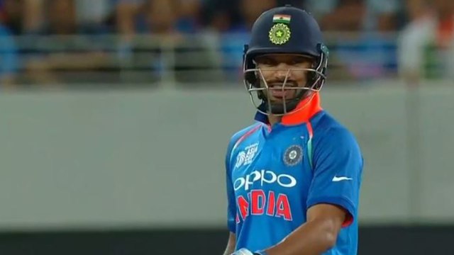 India Vs Pakistan Asia Cup 2018: Shikhar Dhawan out for 46 by Faheem Ashraf | वनइंडिया हिंदी