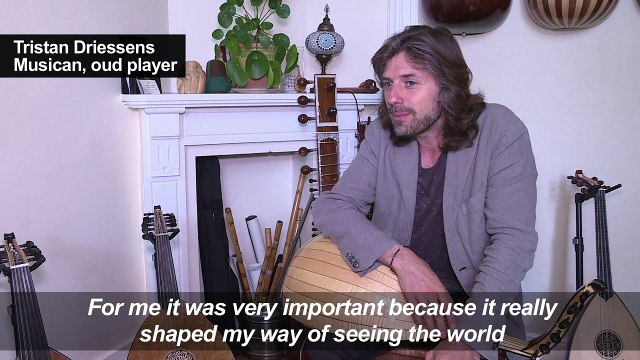 Belgian musician builds musical bridge across the Bosphorus