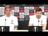 Steven Gerrard & Kyle Lafferty Pre-Match Press Conference - Villarreal v Rangers - Europa League