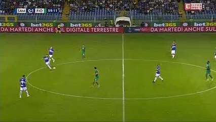Sampdoria 1 - 1 Fiorentina Gianluca Caprari goal 19.09.2018