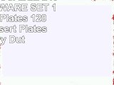 PARTY DISPOSABLE 240 PC DINNERWARE SET  120 Dinner Plates  120 SaladDessert Plates