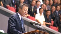 '15만 명의 함성' 南 대통령 최초로 北 주민에 공개 연설 / YTN