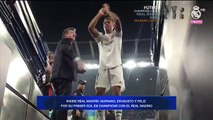 De '7' a '7': el abrazo de Raúl a Mariano tras su debut ante la Roma