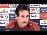 Unai Emery Pre-Match Press Conference - Arsenal v Vorskla Poltava - Europa League - Embargo Extras