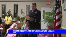 Woman Receives Father's Korean War Medals Nearly 70 Years After His Death
