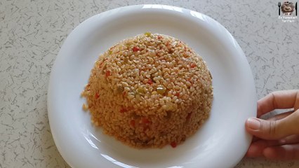 Sebzeli Bulgur Pilavı Tarifi - Ev Yemekleri Tarifleri