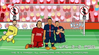 THE FIRMINATOR! 3-2 Liverpool vs PSG (Champions League Parody Goals Highlights)
