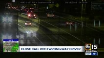 Driver in custody after traveling the wrong way on Loop 101