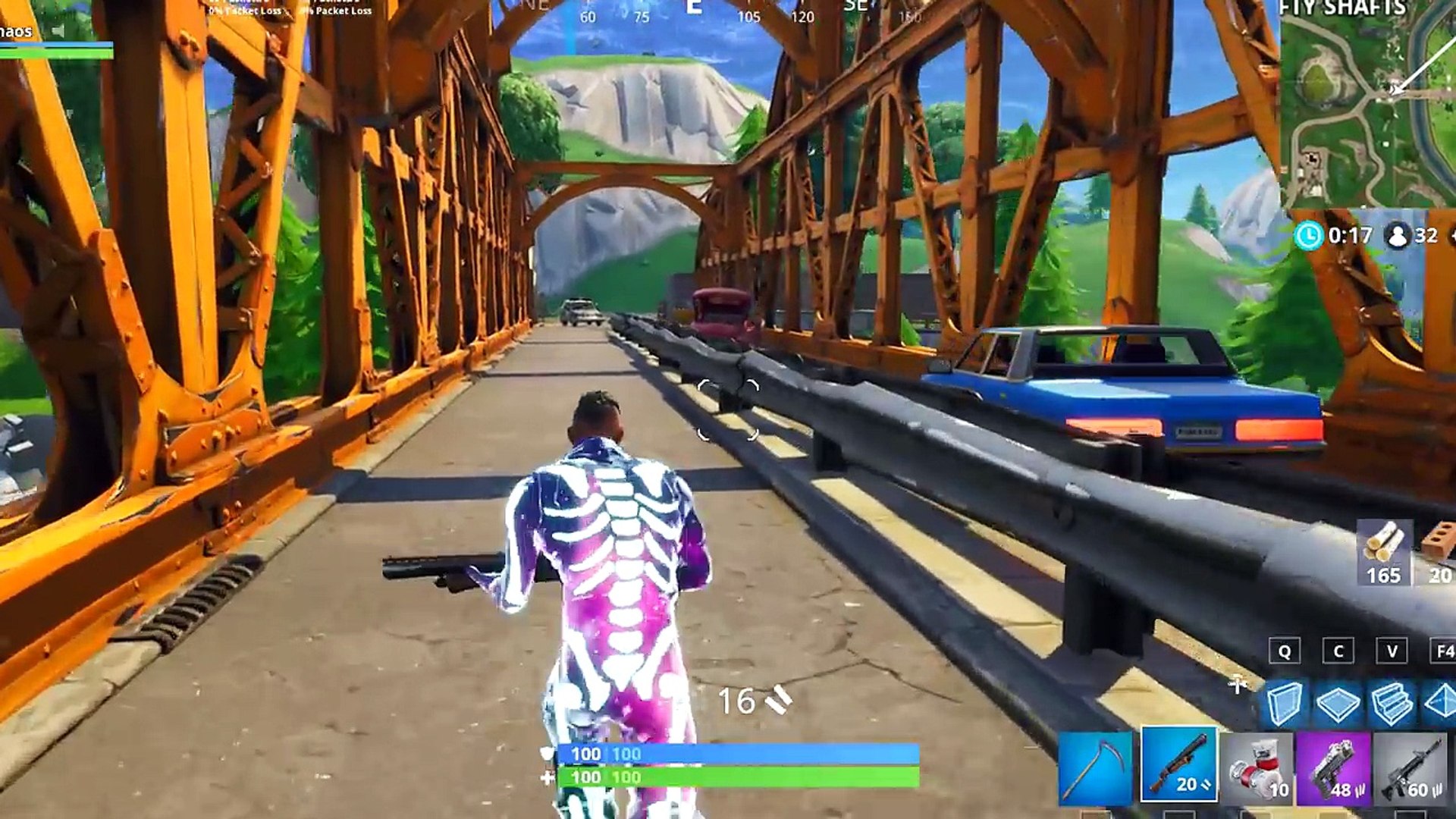 I Might Get Banned For Using This Galaxy Skull Trooper Skin Fortnite Dailymotion Video