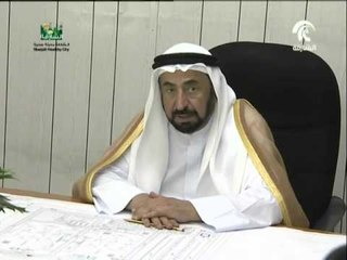 حاكم الشارقة يتفقد محطة معالجة الصجعة الصناعية