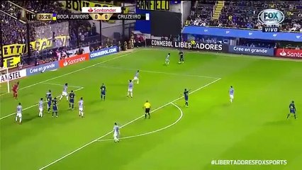 Mauro Zárate Goal - Boca Juniors vs Cruzeiro 1-0