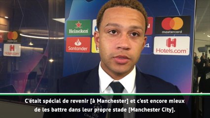 Groupe F - Depay : "Spécial de battre City dans son propre stade"