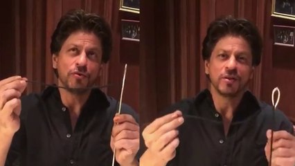 Sui Dhaaga Challenge: Shahrukh Khan takes challenge; Watch Video | FilmiBeat