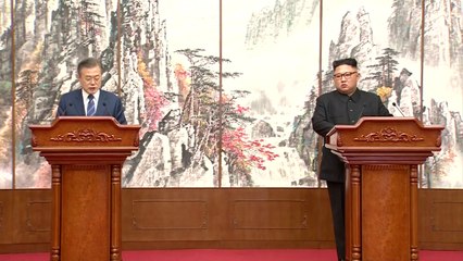 '평화, 새로운 미래' 2018 남북정상회담 평양 3일차 (11) / YTN