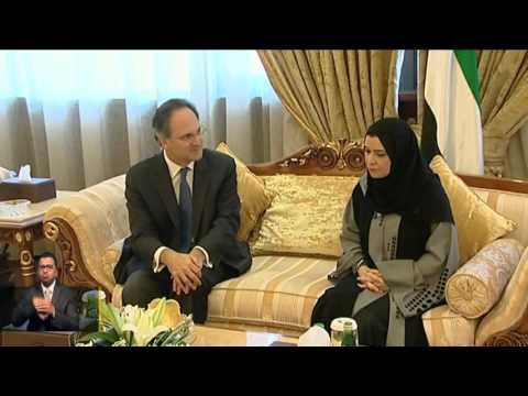 رئيسة المجلس الوطني الإتحادي تستقبل السفير البريطاني