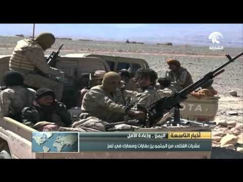 عشرات القتلي من المتمردين بغارات ومعارك بتعز