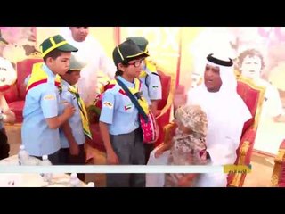 سعود بن صقر القاسمي يشهد سباق تيري فوكس الخيري