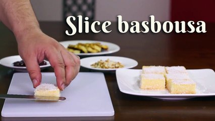Ideas for basbousa plating