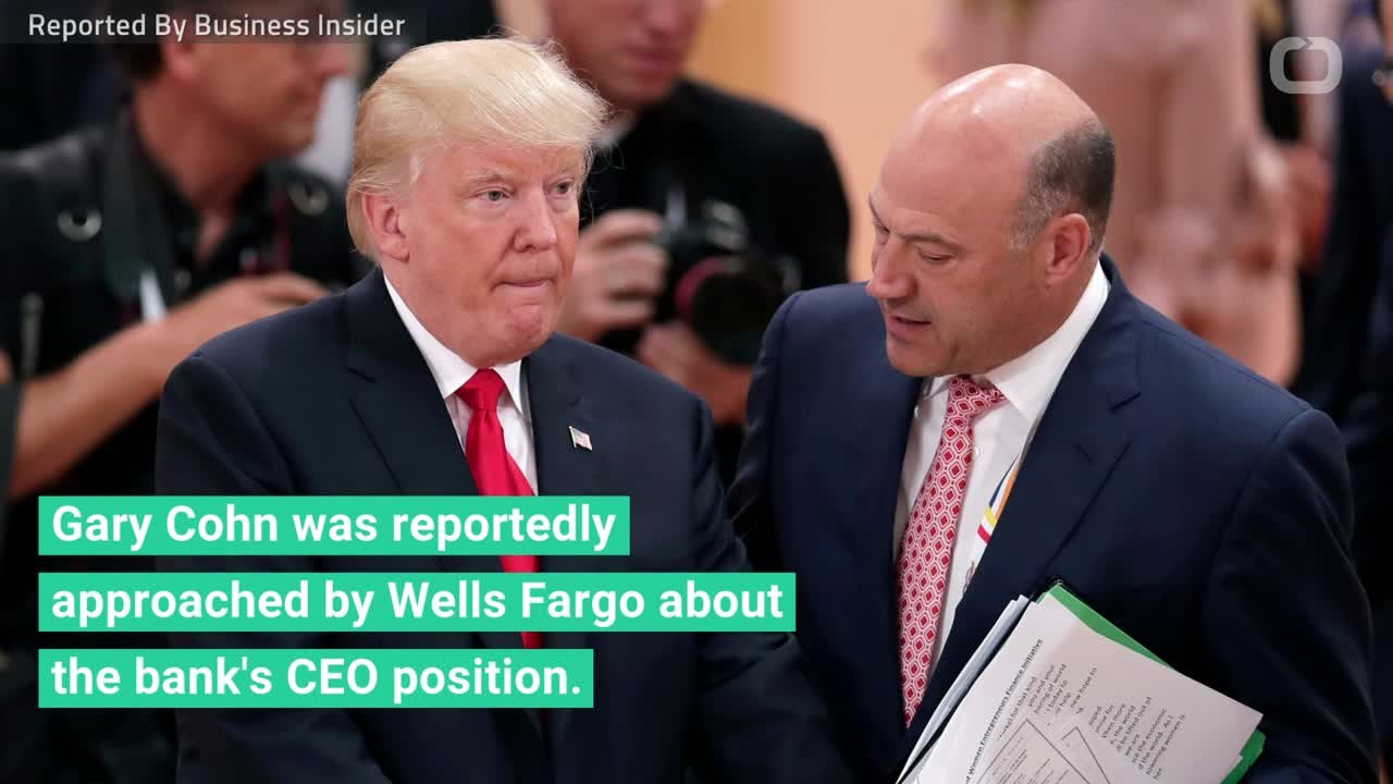 Gary Cohn, Trump's Former Top Economic Adviser, Was Reportedly Approached By Wells Fargo