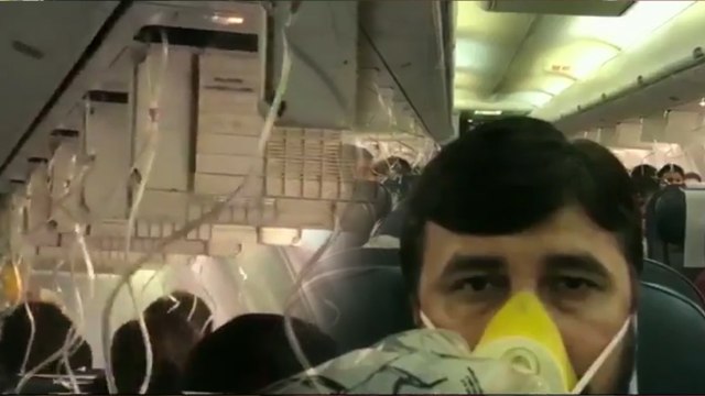 VIDEO: नाक-कान से बह रहा था खून, देखिये फ्लाइट के अंदर कैसा था दहशत का मंजर