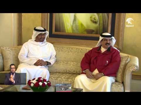 محمد بن زايد يبحث مع العاهل البحريني تعزيز التعاون الأخوي في المنامة