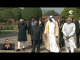 محمد بن زايد يلتقي الرئيس الهندي  بحثاّ العلاقات الثنائية