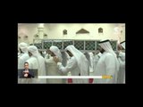 حاكم الشارقة و حاكم عجمان يؤديان صلاة الجنازة على جثمان الشيخ محمد بن ناصر النعيمي
