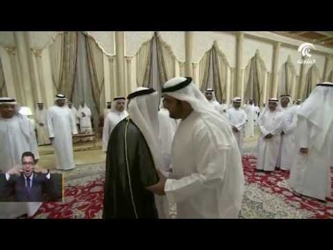 حاكم الشارقة يتقبل التهاني من ولي عهد الفجيرة ونائب حاكم أم القيوين والمهنئين بالشهر الفضيل
