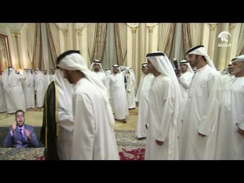 حاكم الشارقة يواصل استقبال جموع المهنئين بشهر رمضان المبارك في قصر البديع العامر