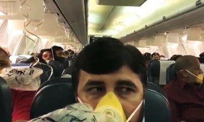 Uçakta panik: Onlarca yolcunun bir anda burnu kanadı