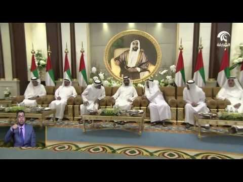 #أخبار_الدار : محمد بن راشد ومحمد بن زايد يستقبلان حكام الإمارات ويتبادلون التهاني بحلول رمضان