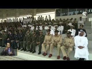 ولي عهد دبي يشهد حفل تخريج المنتسبين لكلية راشد بن سعيد البحرية بأبوظبي