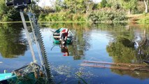 Faucardage des étangs du Saussi à Pont à Mousson