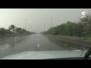 المناطق الوسطى من الدولة تشهد سقوط أمطار غزيرة