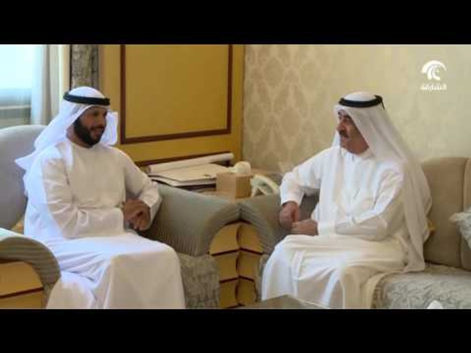 حاكم أم القيوين يطلع على استراتيجية اتحاد الامارات لكرة القدم