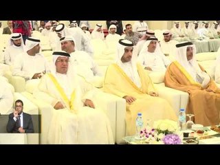 هزاع بن طحنون يشهد تخريج الدفعتين 24و25 من كليات التقنية العليا في العين