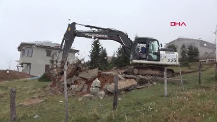 Trabzon'da Kaçak Yapı Yıkımı Gerginliği Özel Hd