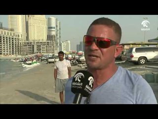 أخبار الدار :  شواطئ الشارقة تشهد إقبالاً من عشاق الرياضات البحرية خلال فترة الصيف .