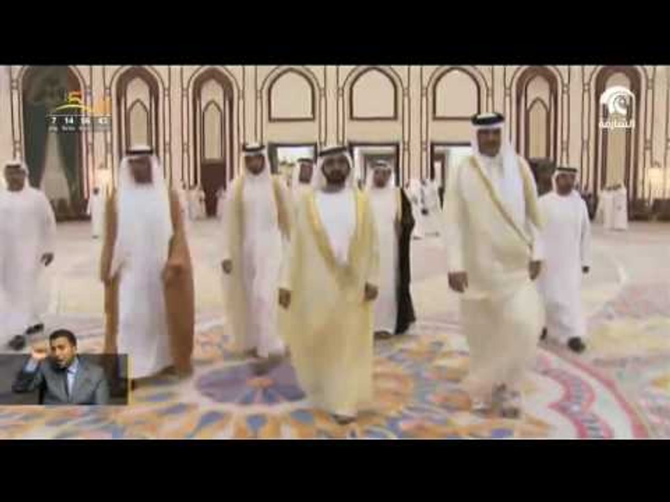 حكام الإمارات يقدمون التعازي بوفاة خليفة بن حمد آل ثاني