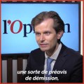Collomb:«Un ministre qui annonce lui-même une sorte de préavis de démission, c’est sans précédent», selon Guillaume Larrivé (LR)