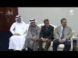 حاكم الشارقة يلتقي وفدا من شعراء النبط السوريين .