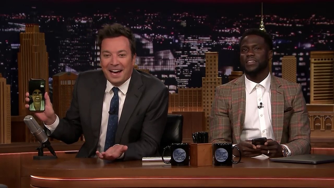 Kevin Hart FaceTimes Dwayne Johnson While Co-Hosting The Tonight Show