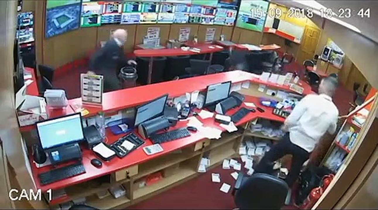 An 83-year-old grandfather chased three robbers away to Ireland