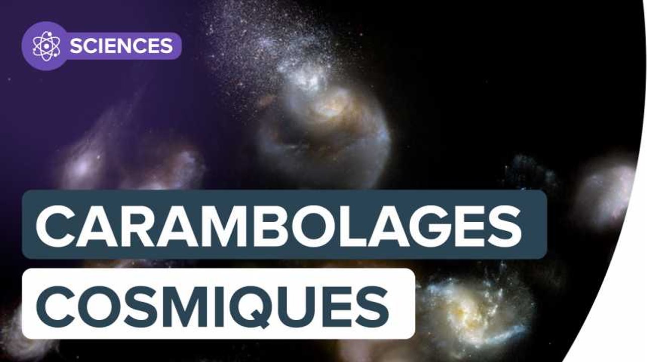 Des carambolages cosmiques aux amas de galaxies