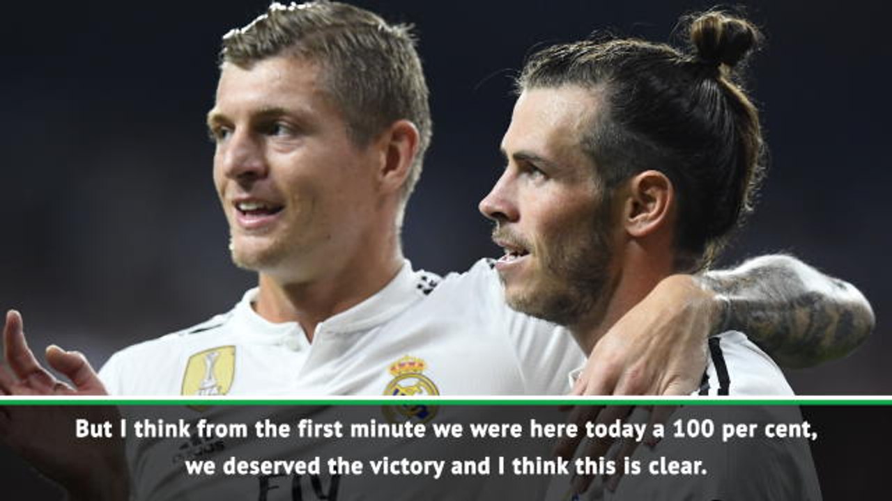 Real deserved victory, that is clear - Kroos