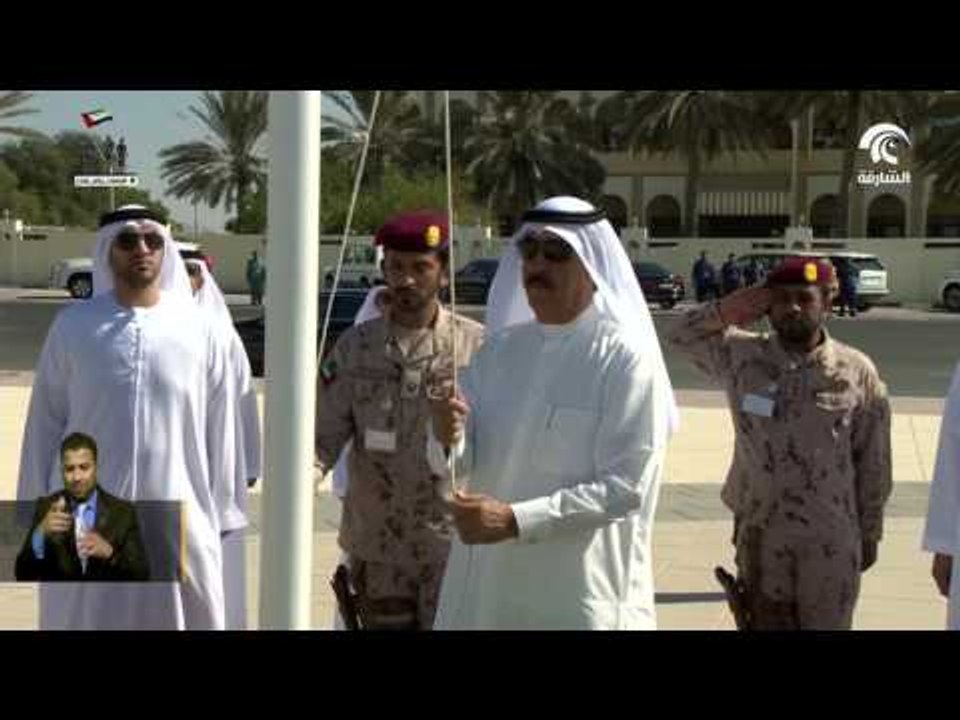 حاكم ام القيوين يفتتح نصب الشهيد التذكارى بميدان الشهداء.